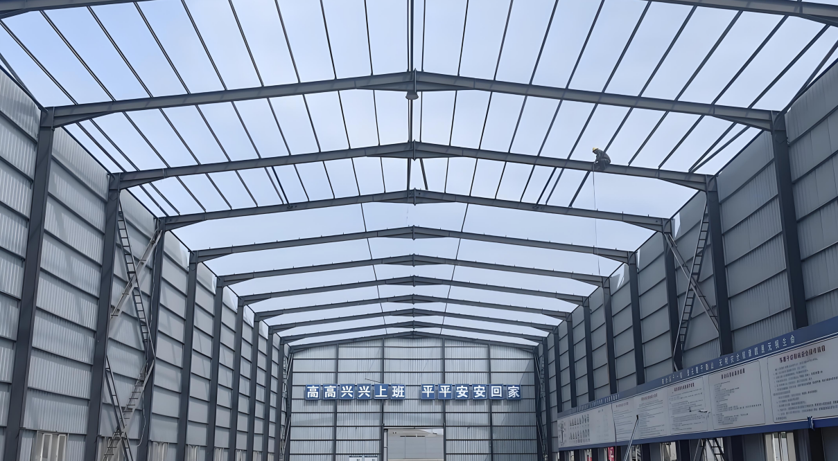无锡某大型钢结构厂房建设项目